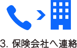 「さとう整骨院で治療を受けたい」という旨を、担当する保険会社へお伝えください。その際、保険会社から治療依頼の連絡を当院へ入れてもらうようお伝えください。